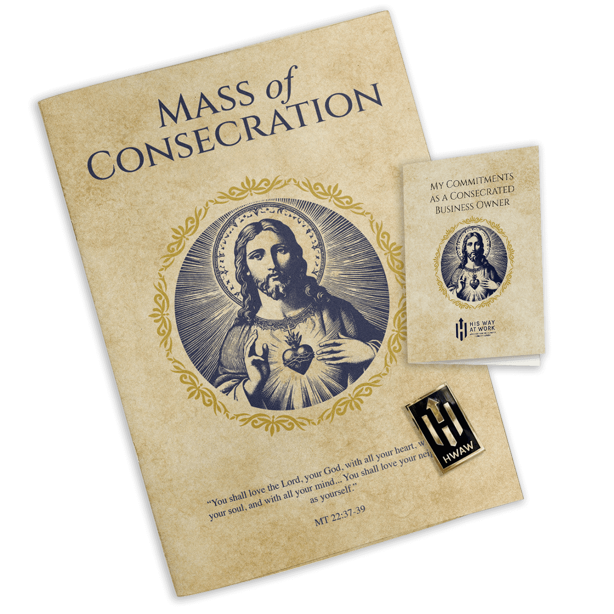 Consecration Mass guide and handouts